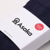 Asaka 4er-Pack Bambussocken Herren dunkelblau Aoi