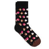 Lustige Damensocken Muster Cupcakes
