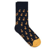 Lustige Damensocken Affen Giraffen