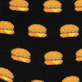 Lustige Herrensocken Muster Hamburger