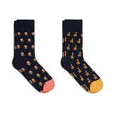 2er-Set Motivsocken Damen