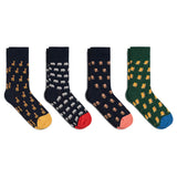 Damensocken lustige Muster Bale
