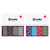 Boxen Herrensocken japanische Muster