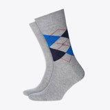 Burlington Herrensocken Everyday 2 Pack hellgrau & blau