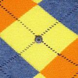 Burlington Herrensocken King Sunshine Rauten gelb orange