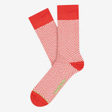 CHEERIO* 4er-Set Socken gemustert rot & blau