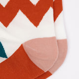 Women's socks with zigzag pattern Charlie