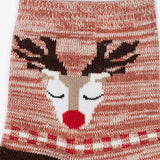 4er-Set Damensocken lustiges Rentier Motiv