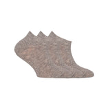 Ewers 3er Pack Sneakersocken grau