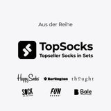 Bale 2er Set Damensocken bunt gemustert Coffee Time