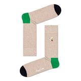 Happy Socks Herrensocken Katze gestickt