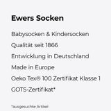 Ewers Sneakersocken Kinder weiß