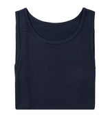Asaka 4er-Pack Unterhemden Bambus Navy & Weiß
