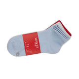 s.Oliver set of 4 quarter socks women red white &amp; blue