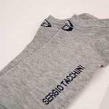 Sergio Tacchini 3er Pack graue Sneakersocken Herren