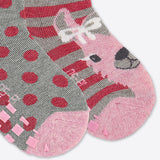 Sterntaler 2er Pack ABS Babysocken gepunktet Lama Motiv rosa pink Mädchen