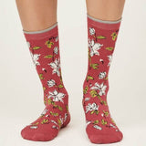 Thought Damensocken Muster Blumen