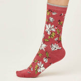 Thought Damensocken Muster Blumen