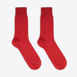 Von Jungfeld Herrensocken "žNavarra" in rot