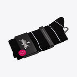 Von Jungfeld Herrensocke Stripes Streifenmuster schwarz