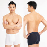 Asaka 4er-Pack Boxer Bambus Navy & Weiß