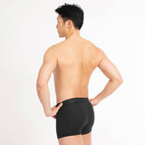 Asaka 4er-Pack Boxer Bambus Schwarz