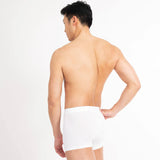 Asaka Set 4 Boxer & Socken Bambus Weiß / gemustert